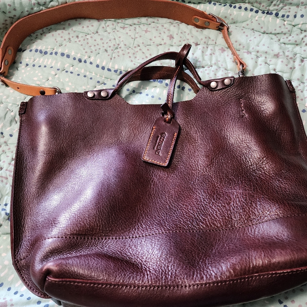 Old Trend leather Gypsy Soul tote